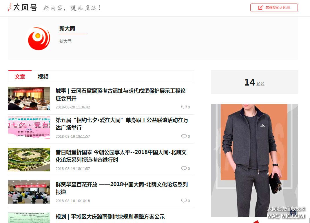 鳳凰網(wǎng)新大同大鳳號(hào)北魏文化論壇報(bào)道截圖